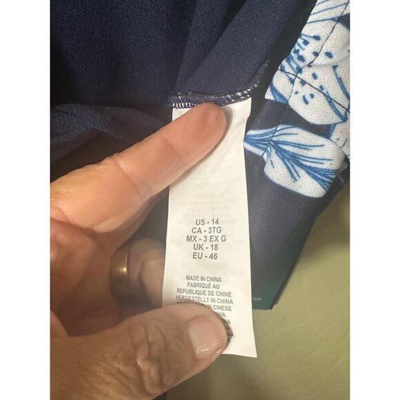 Maxine of Hollywood Women's Standard Spa Shirred Girl Leg One Piece Swimsuit 14 - Picture 7 of 7